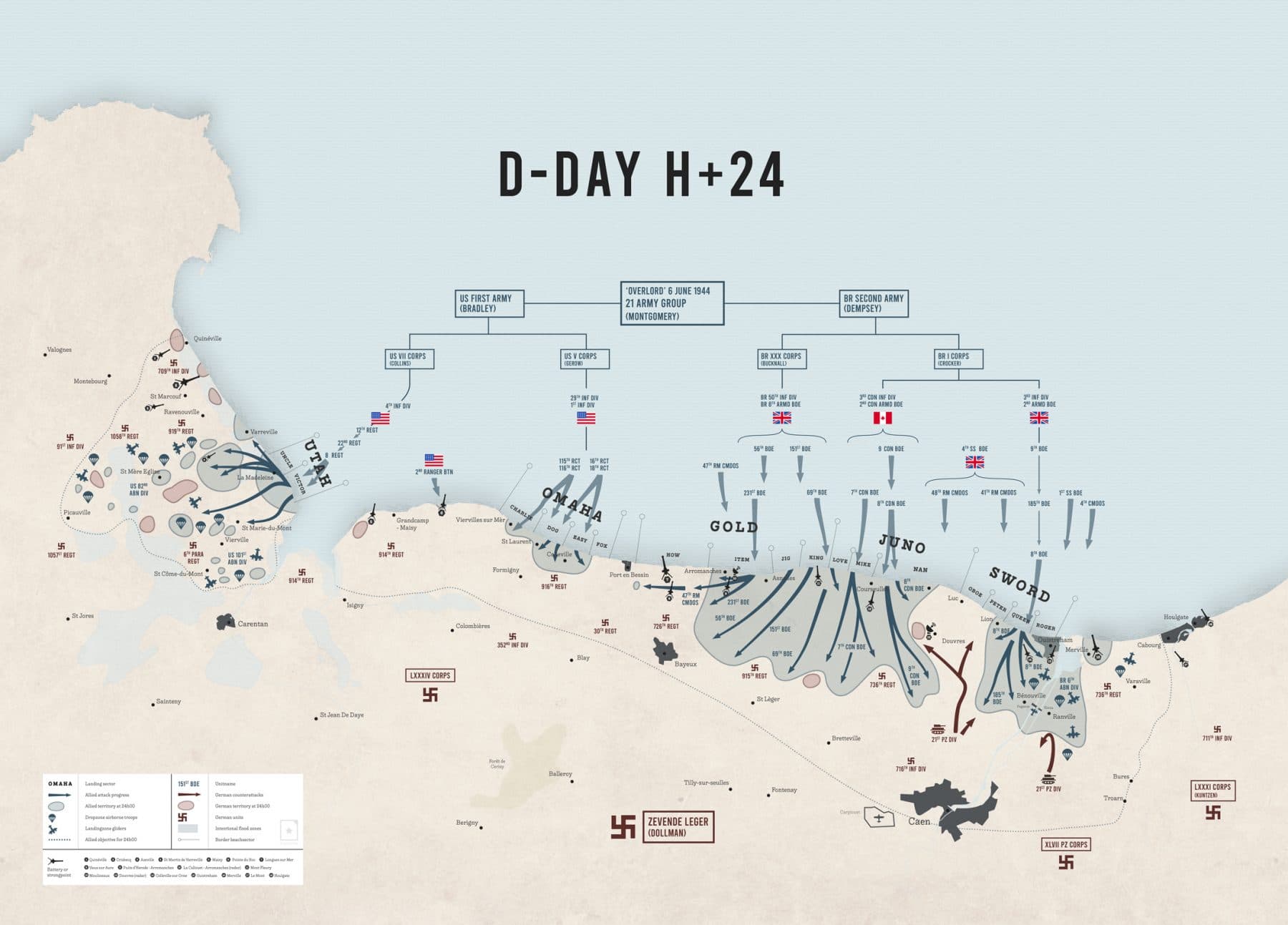 Carte D-Day